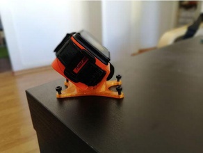 cherrycraft Ausdauer hd-cam-Halterung 45deg rc Fahrzeuge action-cam Kamera-Halterung gopro runcam tpu 3d print model - Mito3D