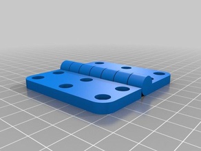 simple hinge parts customized 3d print model - Mito3D