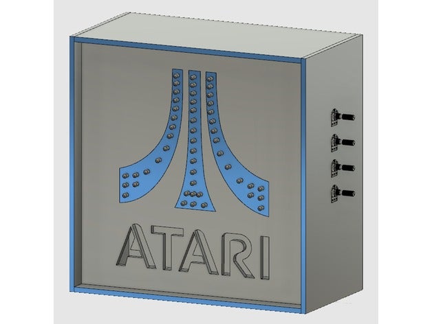 atari light box audio visualizer l'elettronica colore organo 3D print model - Mito3D