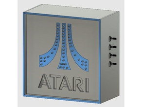 atari light box audio visualizer l'elettronica colore organo 3d print model - Mito3D