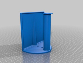 another tp holder bathroom phone platform toilet paper 3d print model - Mito3D