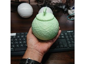 melon bowl accessories 3d print model - Mito3D