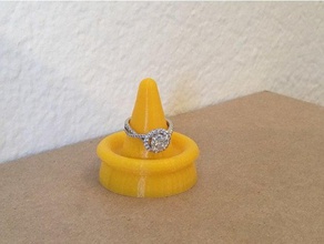 soporte de anillo la joyería exhibición pie las joyas organizador 3d print model - Mito3D