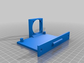 mks mosfet holder anycubic kossel linear plus 3d printer accessories mks-mosfet mount 3d print model - Mito3D