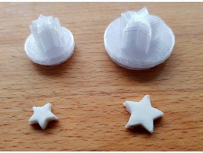 small star shaped icing cutter kitchen cooking baking dining cake decoration marzipan play play-doh 3d print model - Mito3D