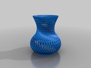 slatvase6 containers flower vase 3d print model - Mito3D