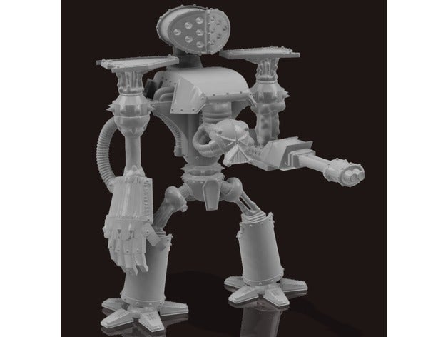 armorcast reaver titan 12 polegadas 28mm escala brinquedos jogos 30k 40k deus máquina imperial cavaleiro warhammer senhor da guerra 3D print model - Mito3D