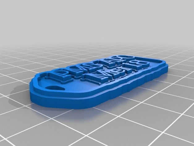 pms apc de porte-clés personnalisé 3D print model - Mito3D