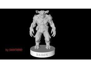 le baron de doom 4 vidéo jeux doom4 swat8989 3d print model - Mito3D