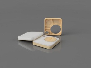 tile mate case battery lid gadgets 3d print model - Mito3D