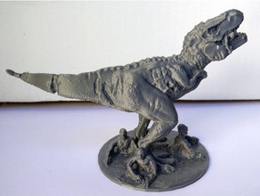 zombie t-rex amigos brinquedo jogo os acessórios dinossauro miniatura tiranossauro rex 3d print model - Mito3D