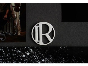 infected rain logo keychains metal music numetal rock 3d print model - Mito3D