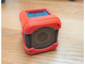 hero 4 5 session bumper lens cap hobby case camera fpv mount protection gopro 3d print model - Mito3D