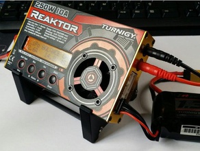 turnigy reaktor 250w 10a stand 45&deg tilt rc vehicles lipo charger 3d print model - Mito3D