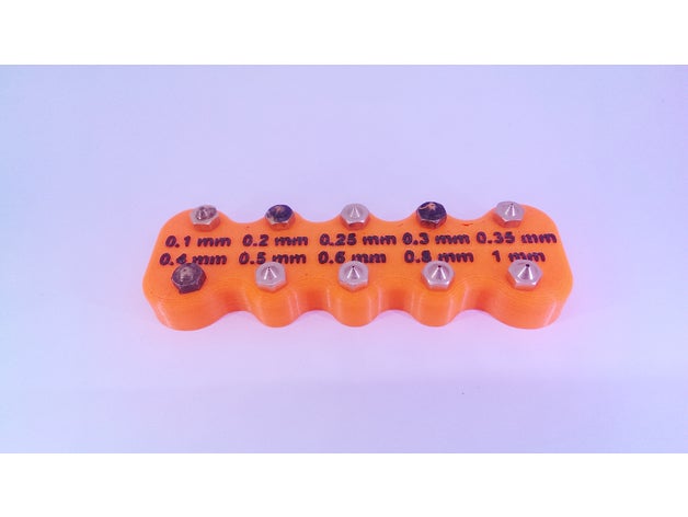esponja de la boquilla caja 3d impresora accesorios La impresión en las boquillas titular 3D print model - Mito3D