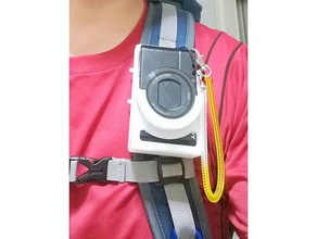kılıf sony rx100m3 sırt çantasına bağlı olabilir kamera 3d print model - Mito3D