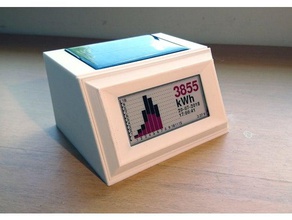 e-paper 29 solar box electronics e-ink waveshare 3d print model - Mito3D