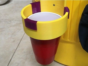 igloo solo cup dispenser outdoor garden holder cooler water 3d print model - Mito3D