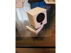 wyze cam v2 mounting kit camera mount wyzecam 3d print model - Mito3D