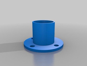 foosball rod holder parts 3d print model - Mito3D