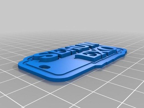 sehun chaveiros personalizado 3d print model - Mito3D