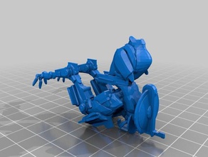 fusion moa 3d printing warframe 3d print model - Mito3D