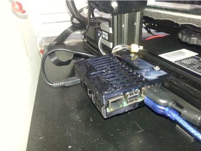 raspberry pi durum 3 ender monte edin 3d yazıcı aksesuarlar creality ender-3 case 3d print model - Mito3D