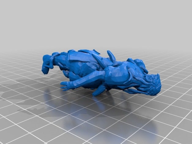 hydroid 3d printing warframe 3D print model - Mito3D