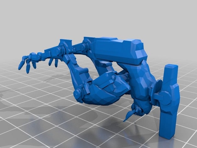 moa 3d drucken warframe 3D print model - Mito3D