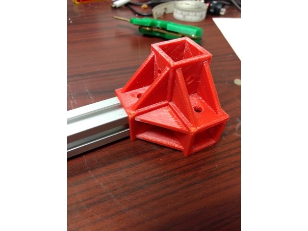 parametric extrusion brackets 3d printer parts 3D print model - Mito3D