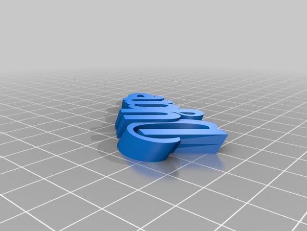 özelleştirilmiş iamburnystext adım keyfob Anahtarlık organizasyon 3D print model - Mito3D