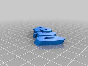 drian keychains customized 3d print model - Mito3D