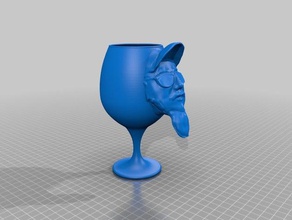kuntry wine glass kuntryklub people 3d wineglass 3d print model - Mito3D