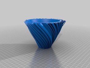 ma personnalisé envoyé un texto vase customizer décor 3d print model - Mito3D