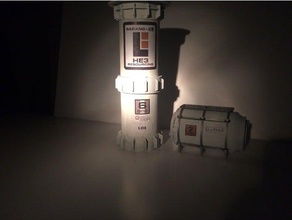 moon base chemical tower buildings structures 40k scenery warhammer terrain 3d print model - Mito3D