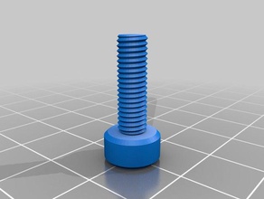 m5x16mm hex screw parts customized 3d print model - Mito3D