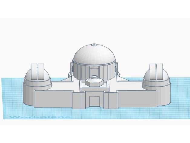 griffith observatory buildings structures astronomy hollywood 3D print model - Mito3D