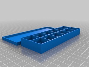 small parts box tool holders boxes 3d print model - Mito3D