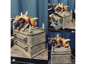dragon toolbox sculptures 3d print model - Mito3D