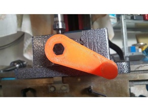 milling vise speed handle 14mm hex diy machine vice 3d print model - Mito3D