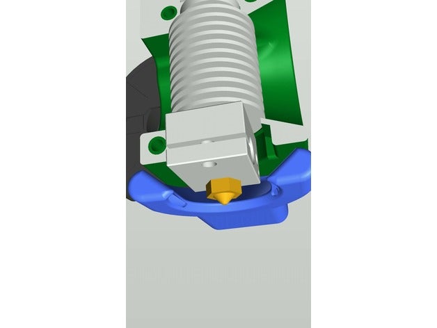 fanduct shape3d rotelloid impresora 3d fuera de ale pursa i3 mk2mk3 la impresión refrigeración conducto ventilador corexy pla prusa mk2 mk3 me gusta 3D print model - Mito3D