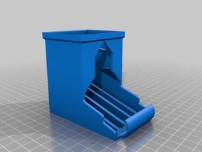 verbesserte version entbehrlich Akku-dispenser fixiert stl Container 3d print model - Mito3D