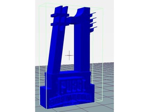 pubg global invitational berlin 2018 symbolic sculpture 3d printing mobile 3d print model - Mito3D