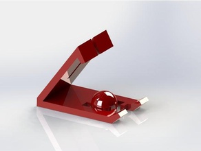 semplice stickman telefono stand mobile cellulare 3d print model - Mito3D