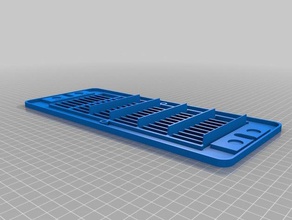 my customized flair vent cover 4x10 replacement parts 3d print model - Mito3D