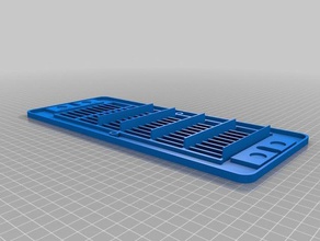 my customized flair vent cover 10x10 replacement parts 3d print model - Mito3D