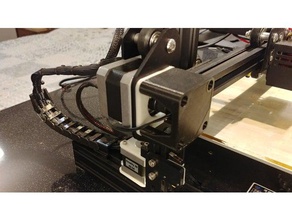 shorter endstop frame ender-3 3d printer parts creality ender 3 3d print model - Mito3D