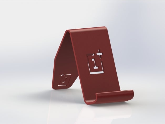 oneplus un téléphone stand mobile 3D print model - Mito3D