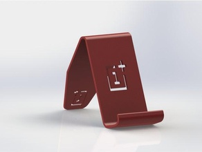 oneplus un téléphone stand mobile 3d print model - Mito3D