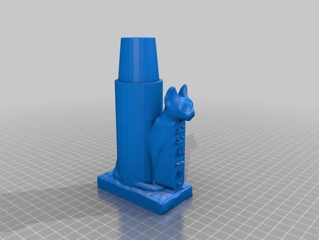 Katze riser 3d drucken brabantia 3D print model - Mito3D